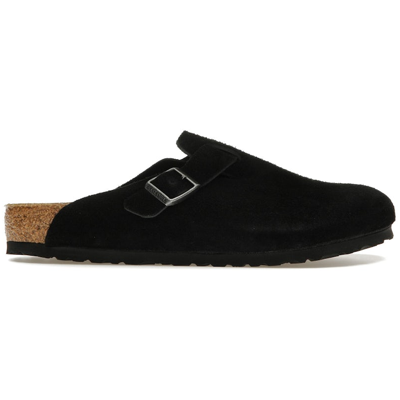 Birkenstock Boston Black Suede
