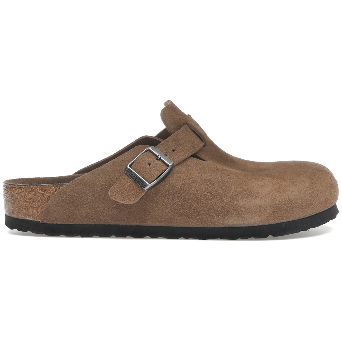 Birkenstock Boston Soft Footbed Suede Dark Tea Tonal