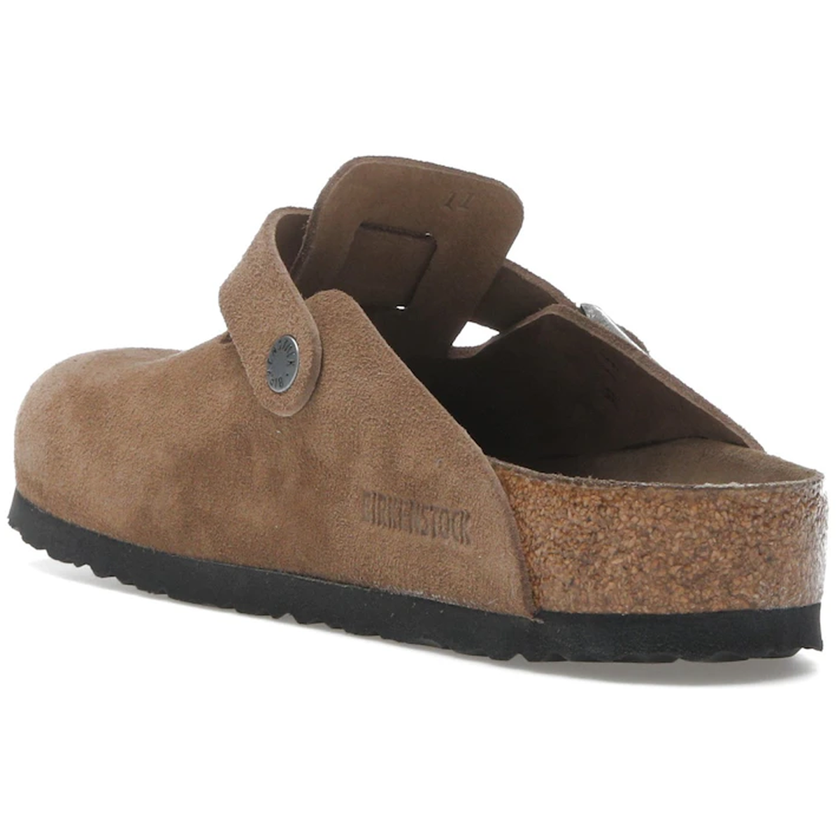 Miniatyrbild av Birkenstock Boston Soft Footbed Suede Dark Tea Tonal 4