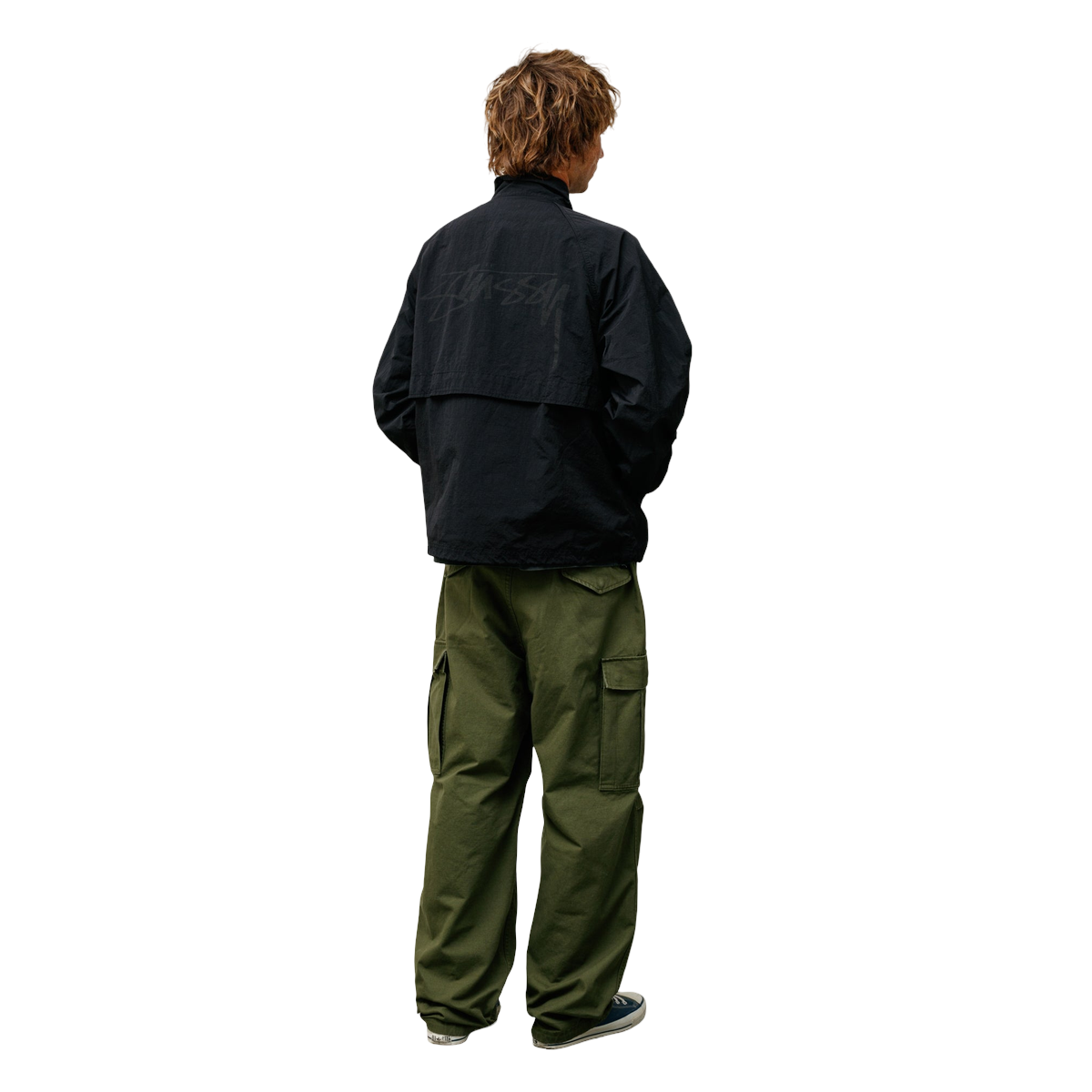 Miniatyrbild av Stussy Warm Up Jacket Black 2