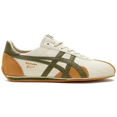 Onitsuka Tiger Runspark Beige Olive Green Mustard Yellow