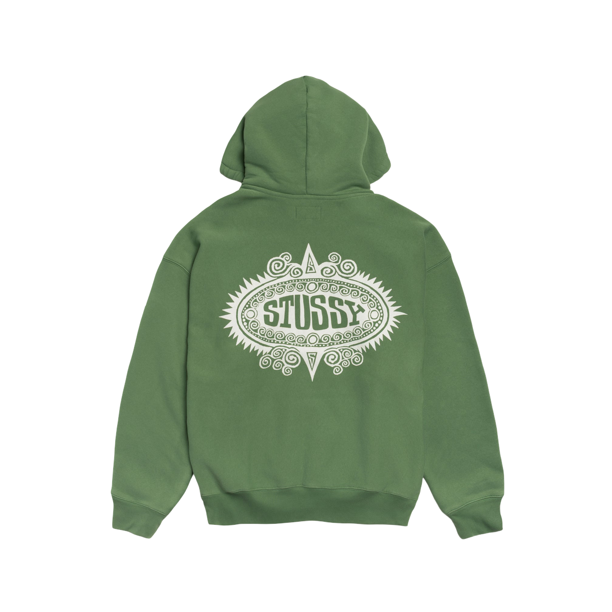 Miniatyrbild av Stussy Mantra Zip Hoodie Green 2