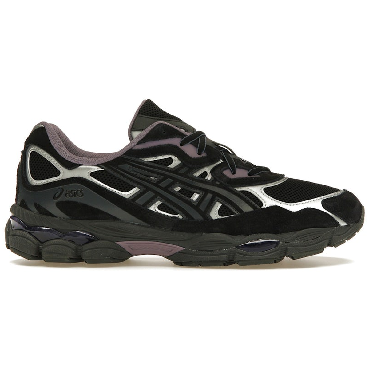 ASICS Gel-NYC Black Purple Graphite Grey