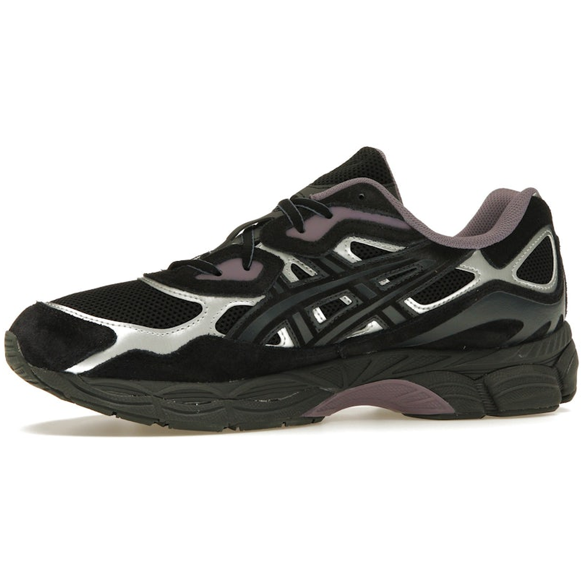 Miniatyrbild av ASICS Gel-NYC Black Purple Graphite Grey 3