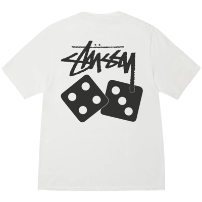 Stussy Dice Pigment Dyed Tee Natural