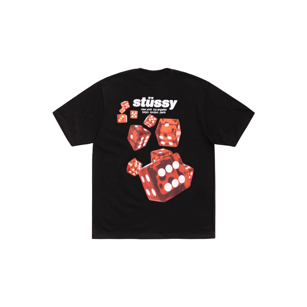 Miniatyrbild av Stussy Rollers Tee Black 2