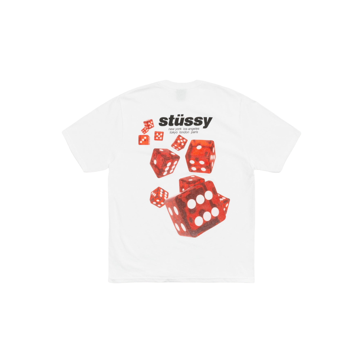 Miniatyrbild av Stussy Rollers Tee White 2