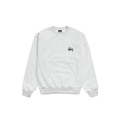 Stussy Basic Crew Ash Heather