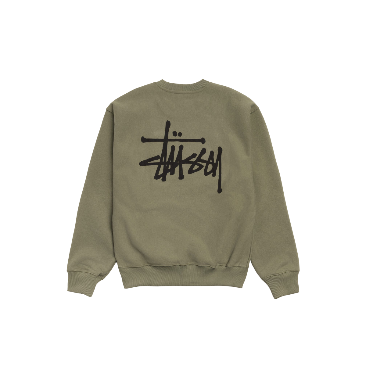 Stussy Basic Crew Olive