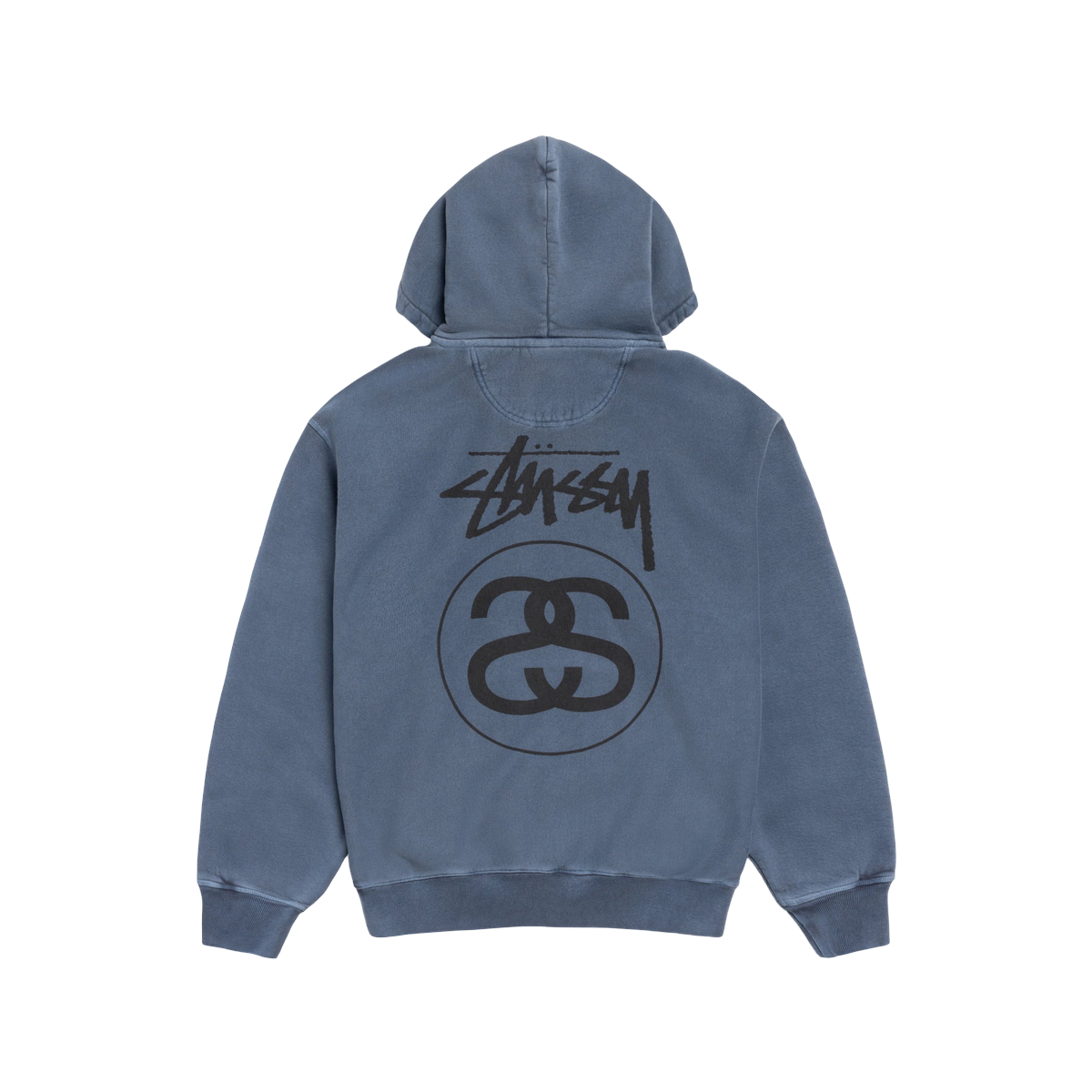 Stussy Stock Link Hoodie Pigment Dyed Navy
