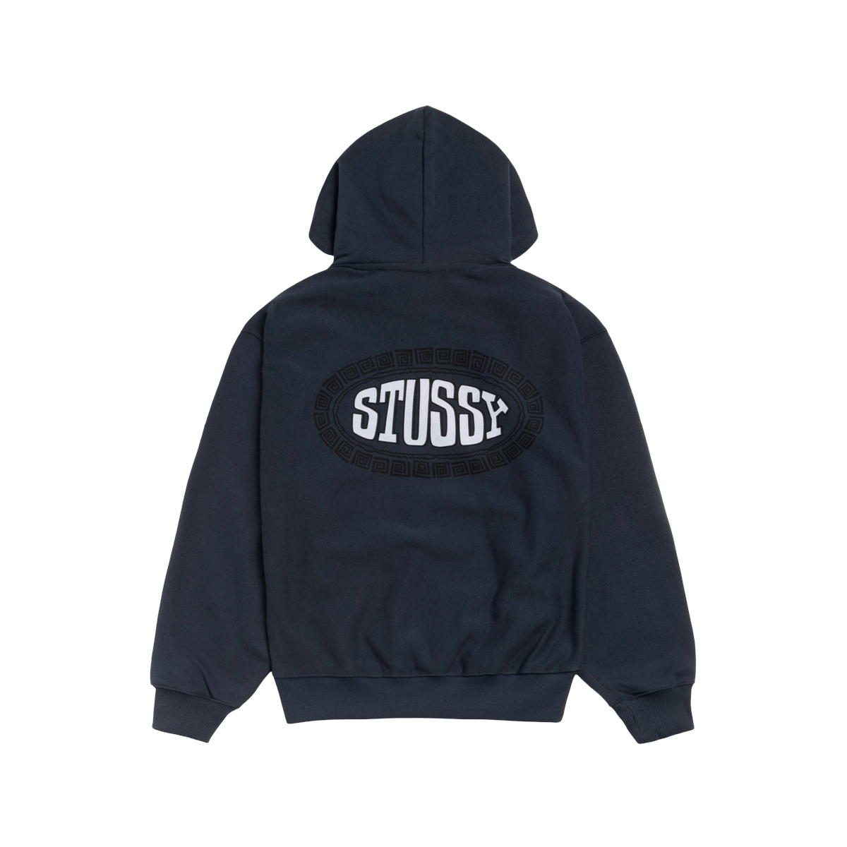 Miniatyrbild av Stussy Tile Oval Hoodie Navy 2