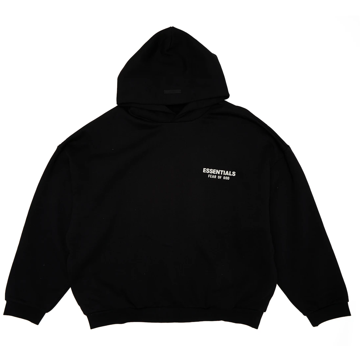 Fear of God Essentials Fleece Hoodie Black FW24