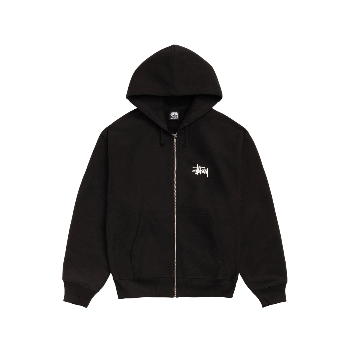 Stussy Basic Stussy Zip Hoodie Black