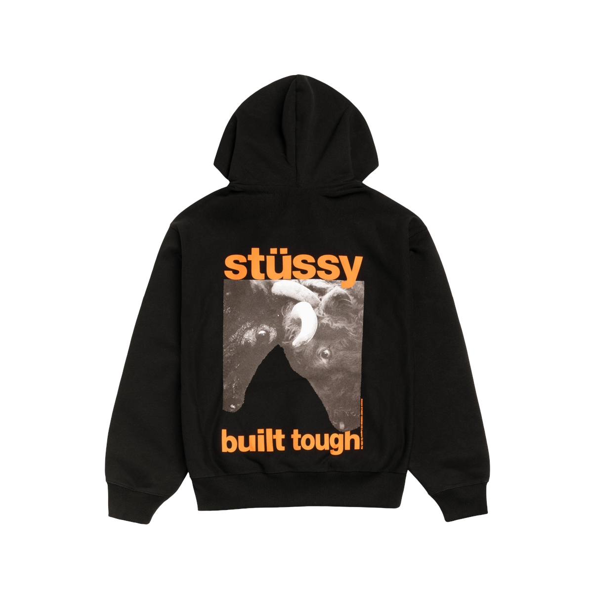 Miniatyrbild av Stussy Built Tough Zip Hoodie Black 2