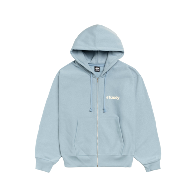 Stussy Built Tough Zip Hoodie Slate