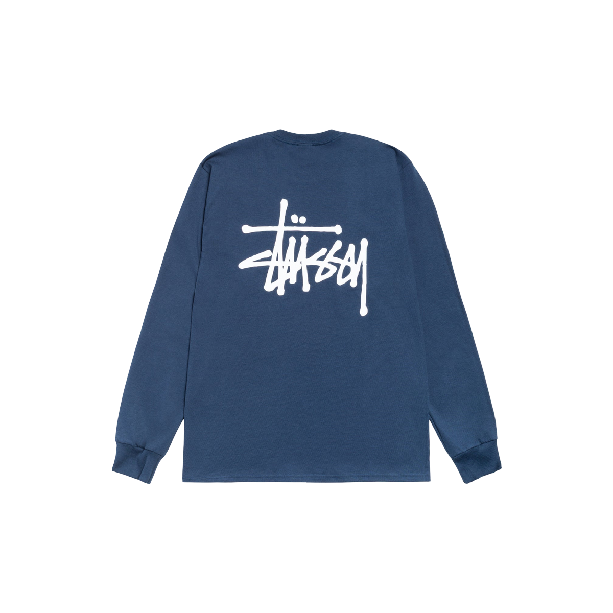 Miniatyrbild av Stussy Basic LS Tee Navy 2