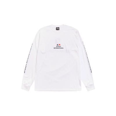 Stussy International L/S Tee White