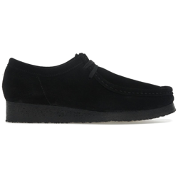 Clarks Wallabee Black Suede