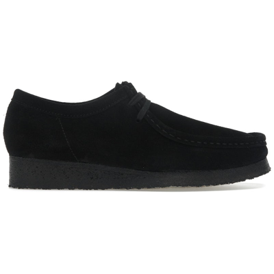 Clarks Wallabee Black Suede