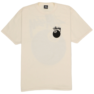 Stussy 8 Ball Pigment Dyed Tee Natural