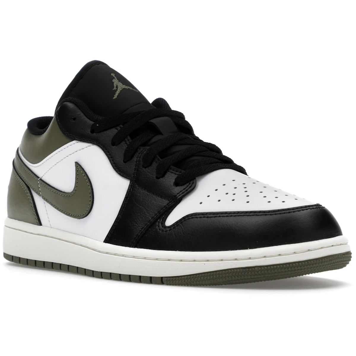 Miniatyrbild av Air Jordan 1 Low Black Toe Medium Olive 2