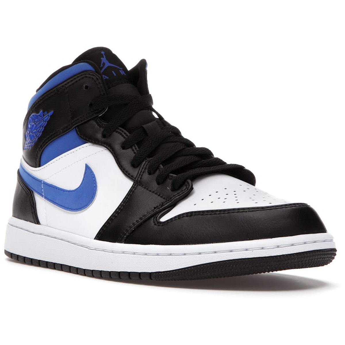 Miniatyrbild av Air Jordan 1 Mid White Black Racer Blue 2