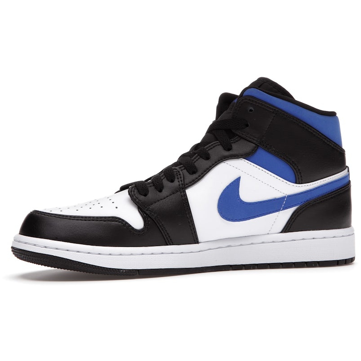 Miniatyrbild av Air Jordan 1 Mid White Black Racer Blue 3