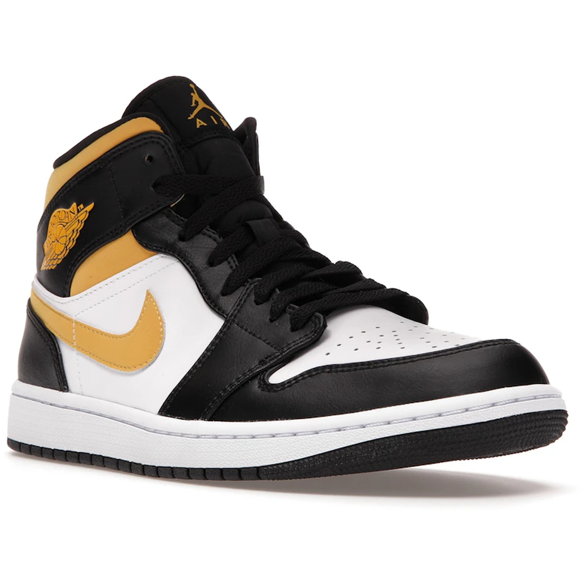 Miniatyrbild av Air Jordan 1 Mid White Pollen Black 2