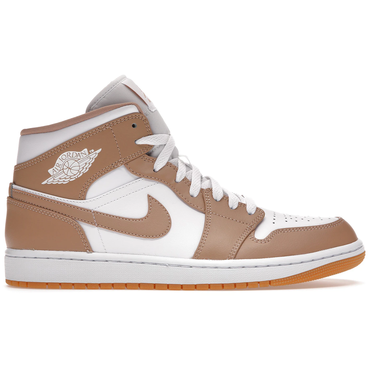 Air Jordan 1 Mid Tan Gum