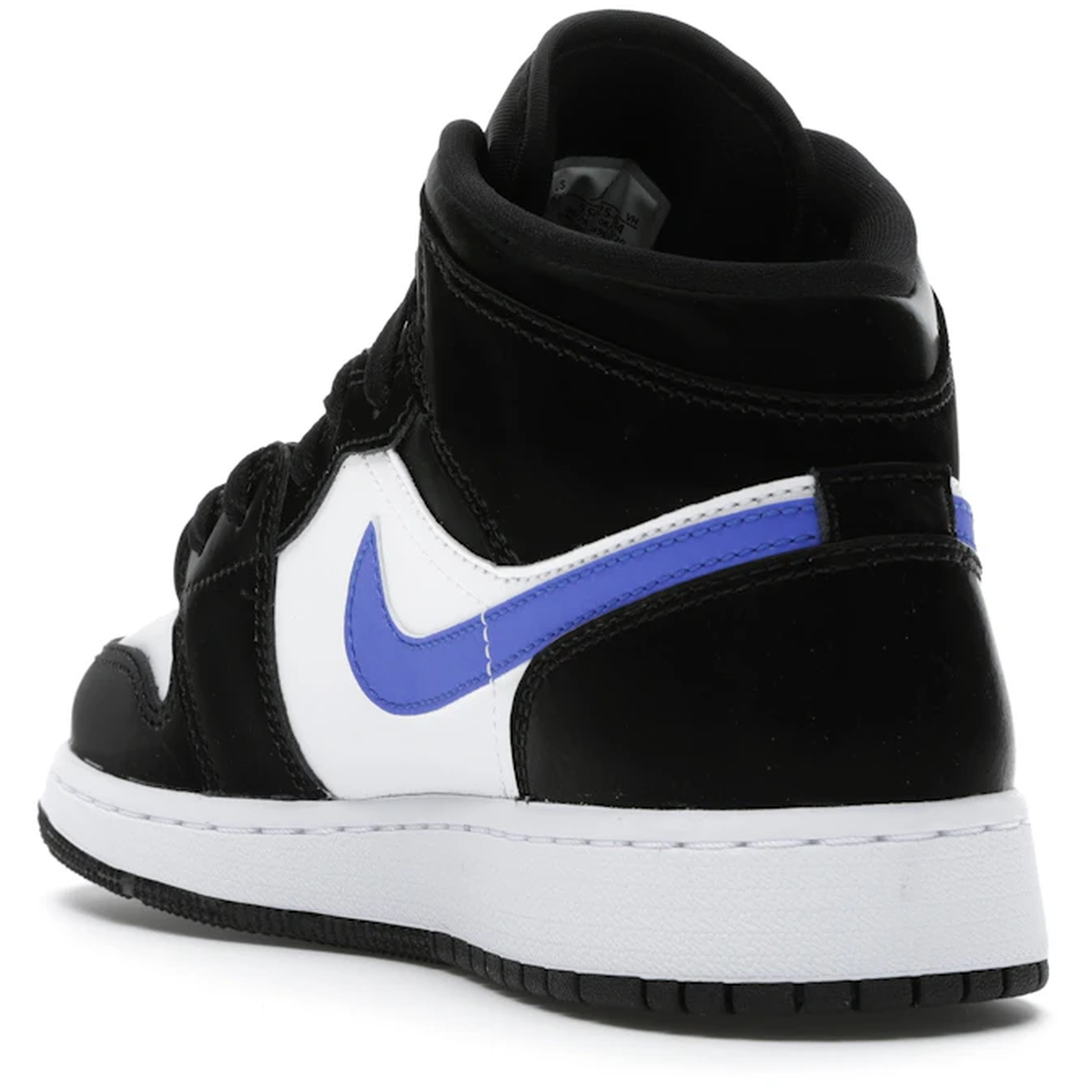Miniatyrbild av Air Jordan 1 Mid Black Racer Blue 4