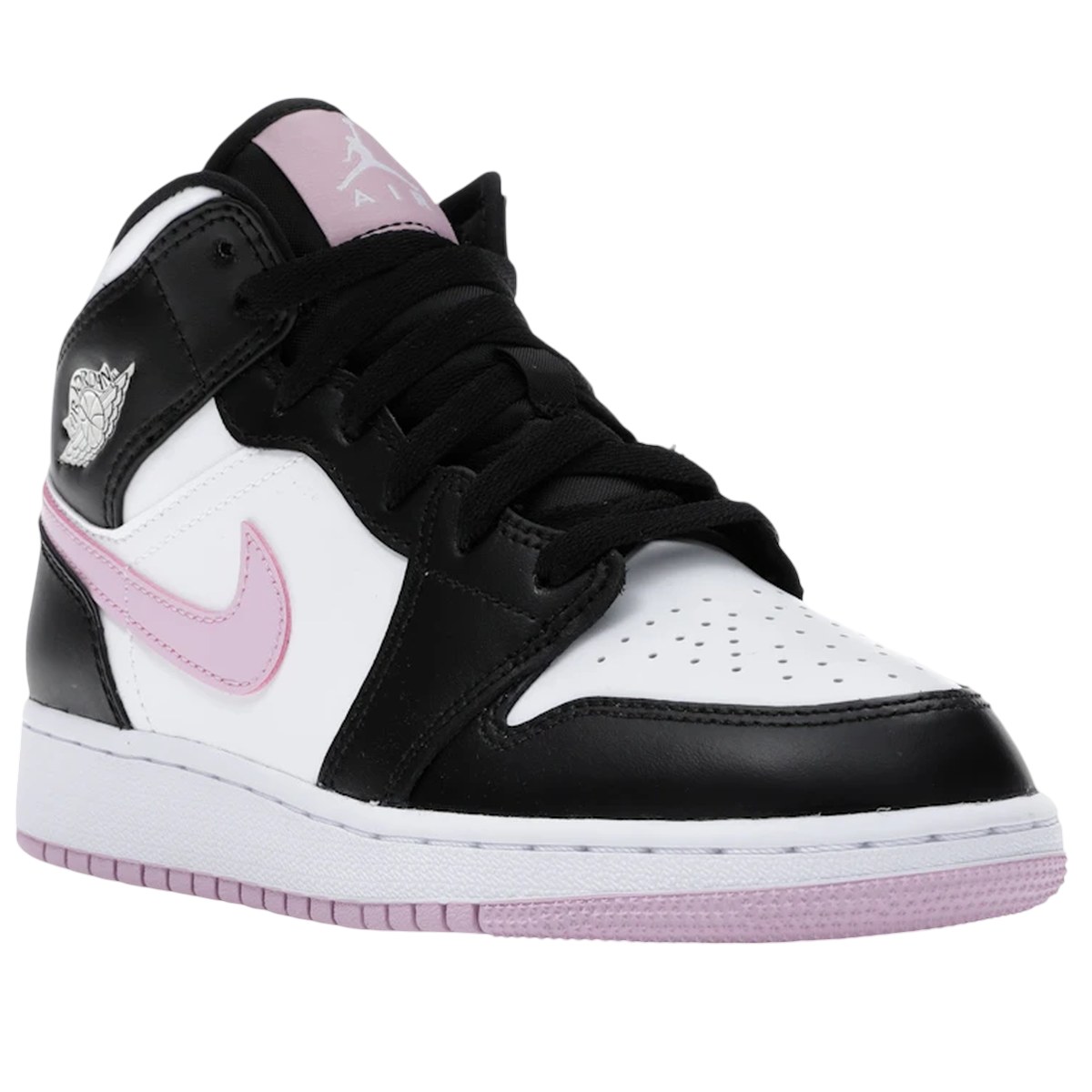Miniatyrbild av Air Jordan 1 Mid White Black Light Arctic Pink  2