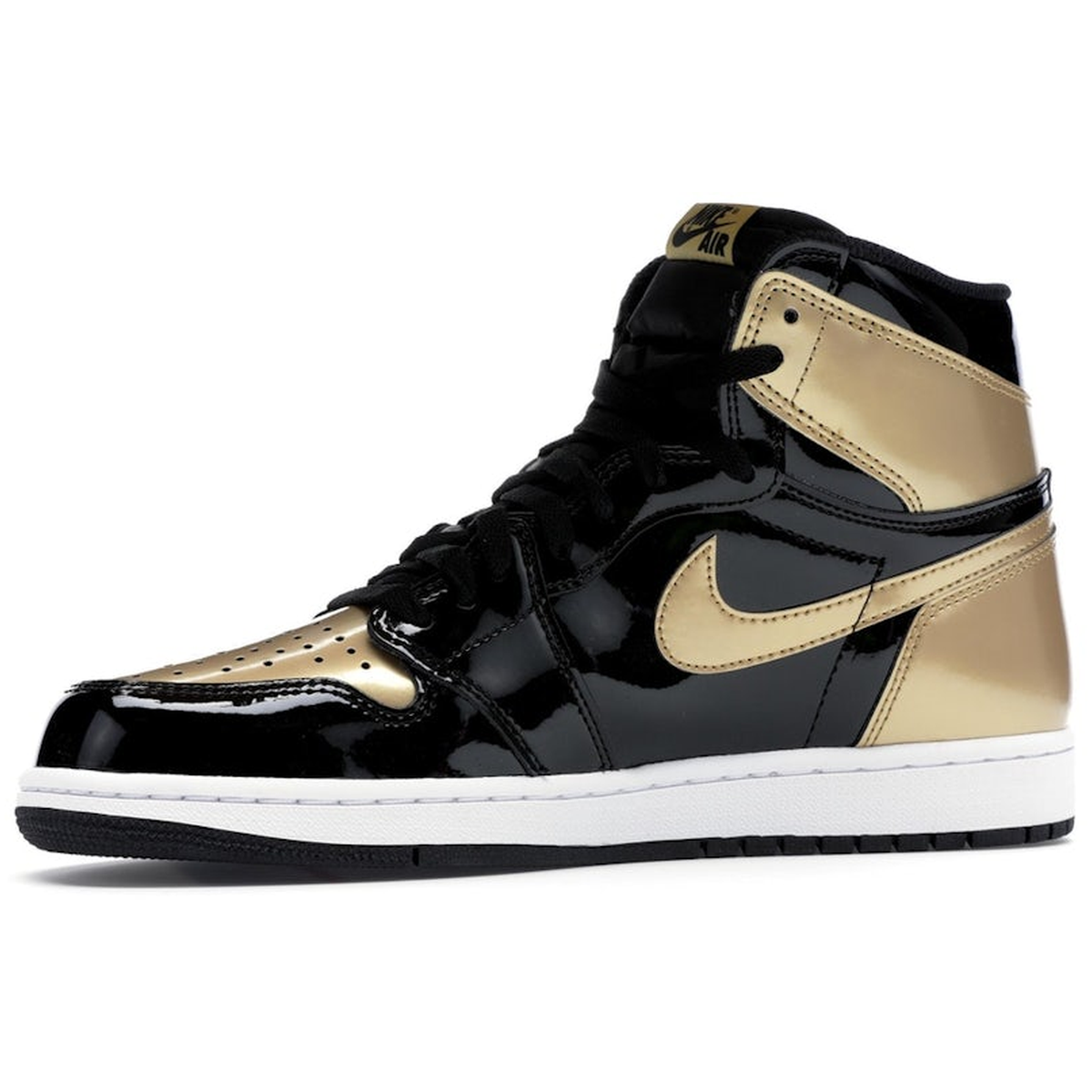Miniatyrbild av Air Jordan 1 Retro High NRG Patent Gold Toe 3
