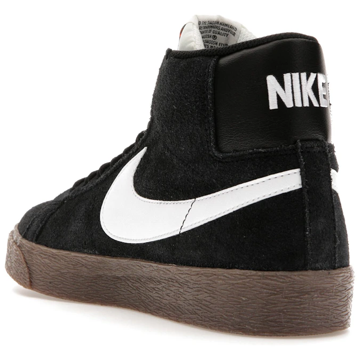 Miniatyrbild av Nike SB Zoom Blazer Mid Black White Dark Gum 4