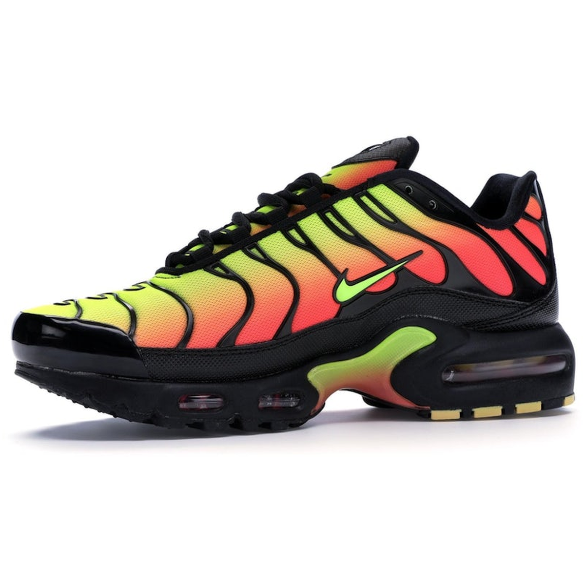 Miniatyrbild av Nike Air Max Plus Black Volt Solar Red 3