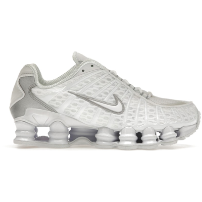 Nike Shox TL White Metallic Silver Max Orange