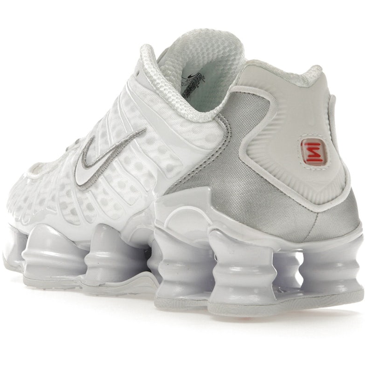 Miniatyrbild av Nike Shox TL White Metallic Silver Max Orange 4