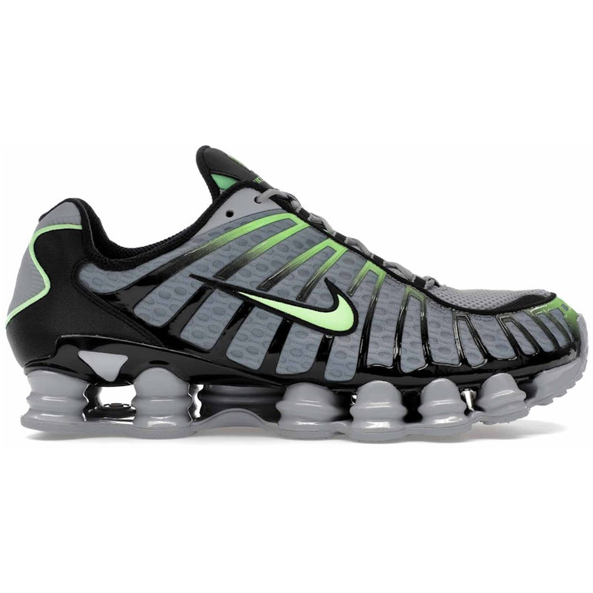Nike Shox TL Wolf Grey Lime Blast