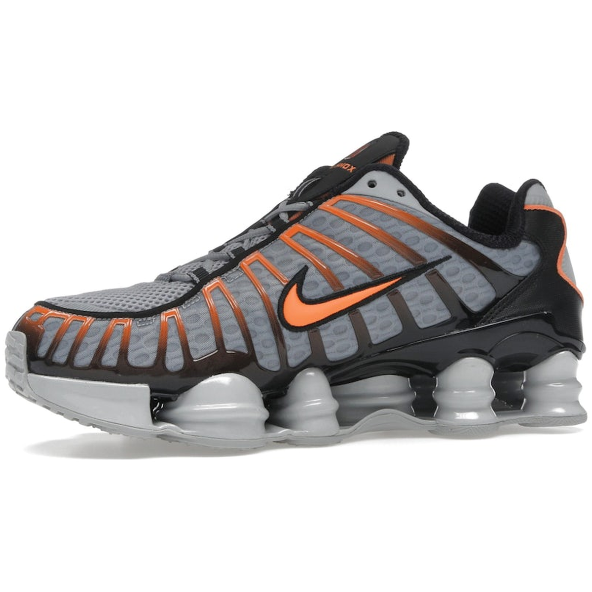 Miniatyrbild av Nike Shox TL Light Smoke Grey Black Bright Mandarin 3
