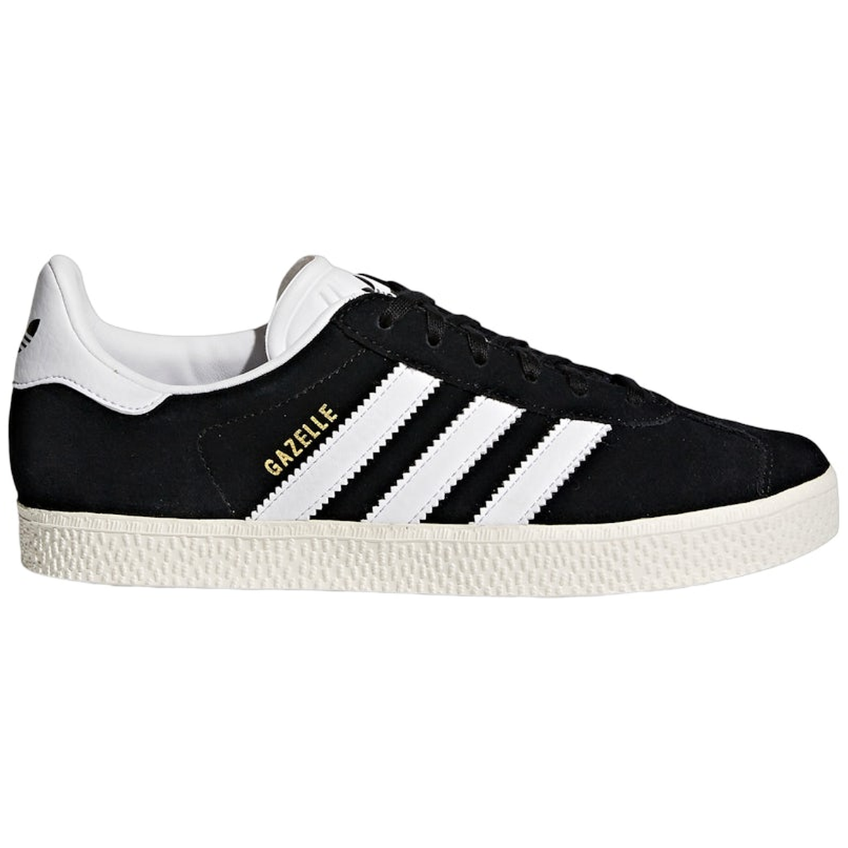 Adidas Gazelle Core Black Cloud White Gold Metallic