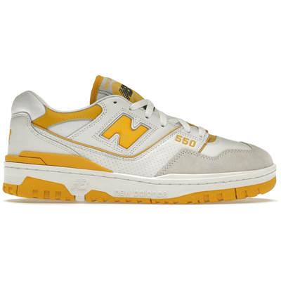 New Balance 550 White Sea Salt Varsity Gold