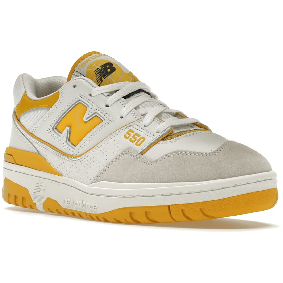 Miniatyrbild av New Balance 550 White Sea Salt Varsity Gold 2
