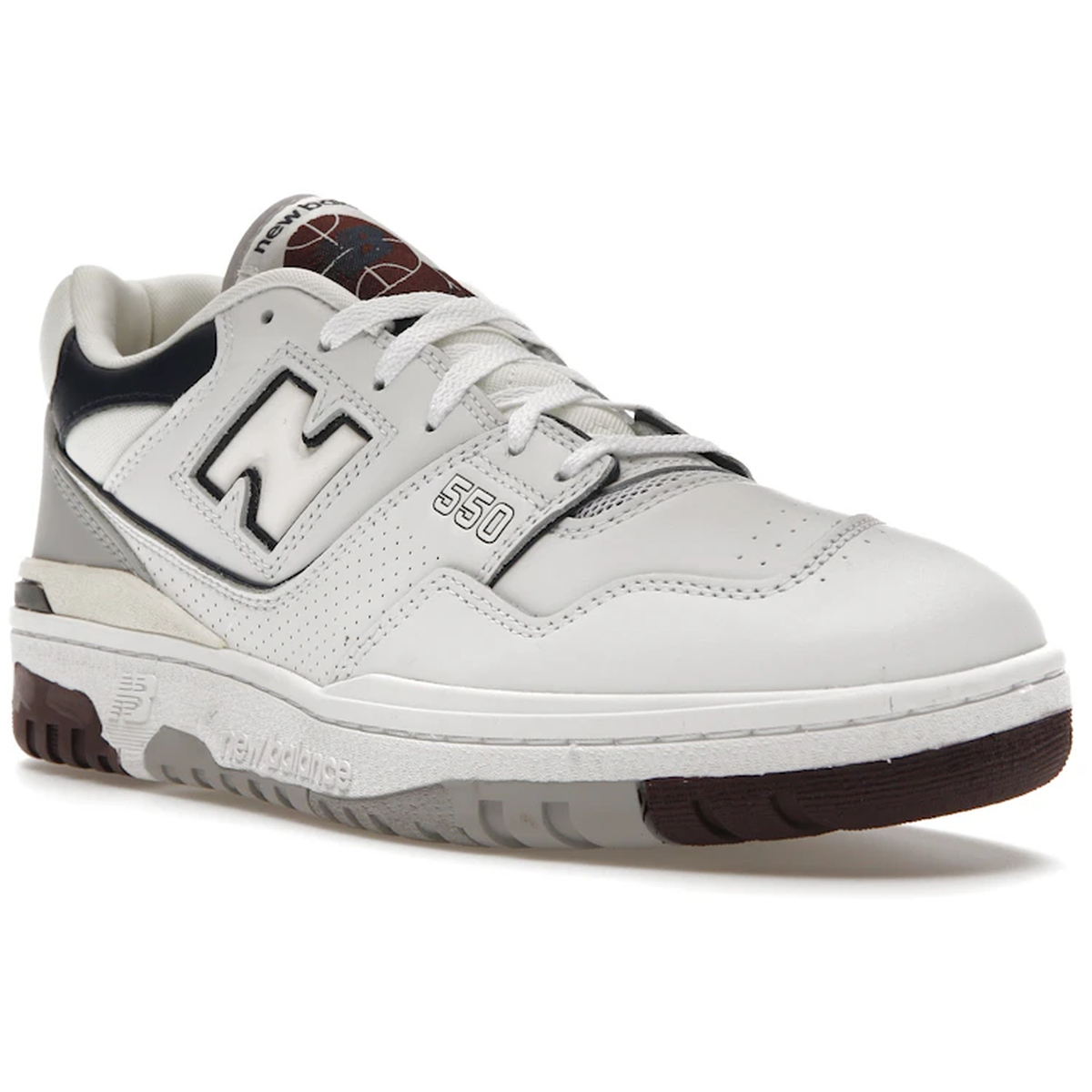 Miniatyrbild av New Balance 550 White Natural Indigo Burgundy 2