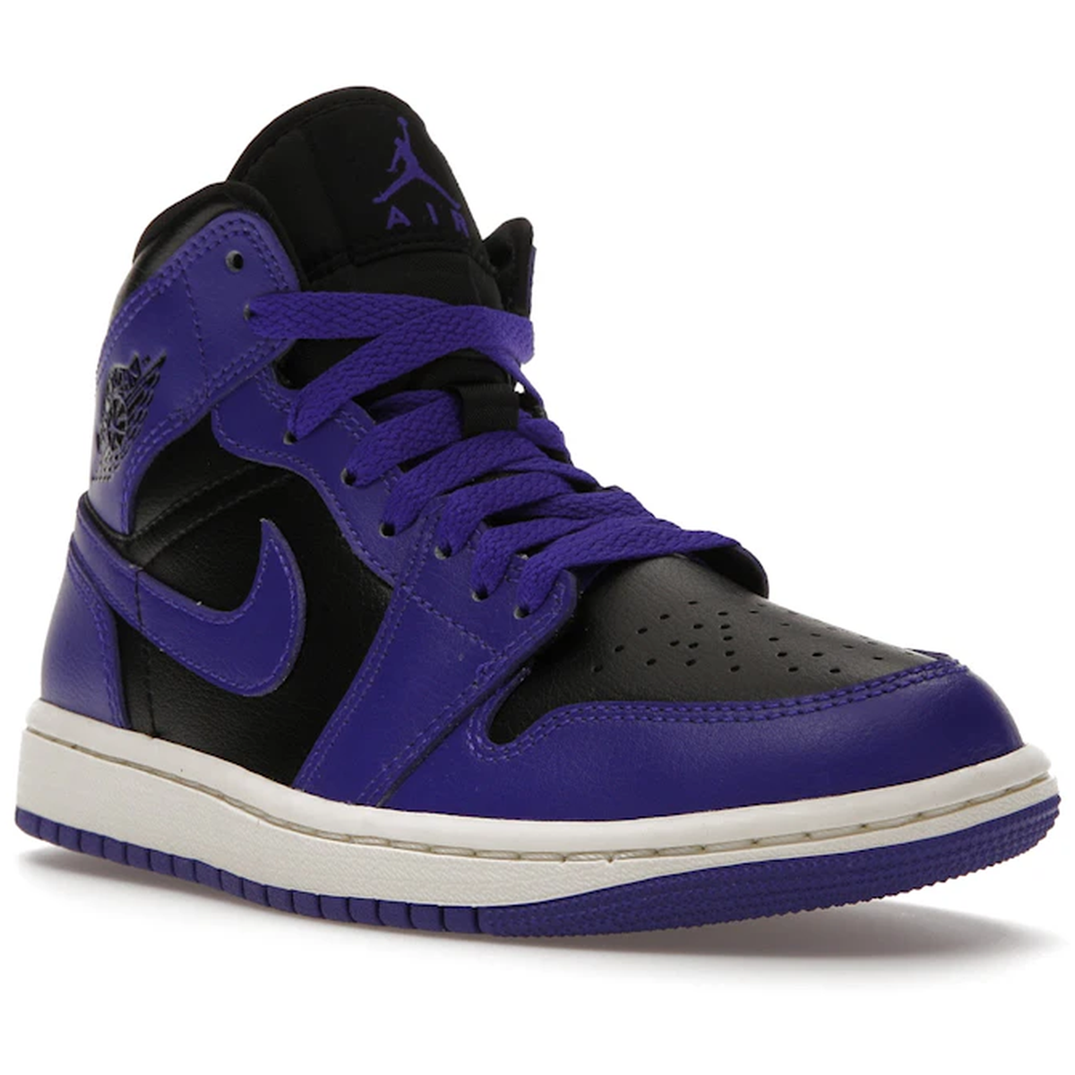 Miniatyrbild av Air Jordan 1 Mid Purple Black 2