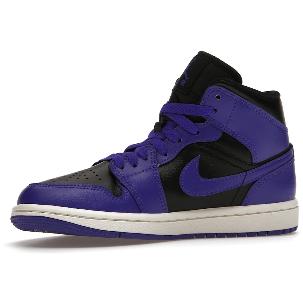 Miniatyrbild av Air Jordan 1 Mid Purple Black 3