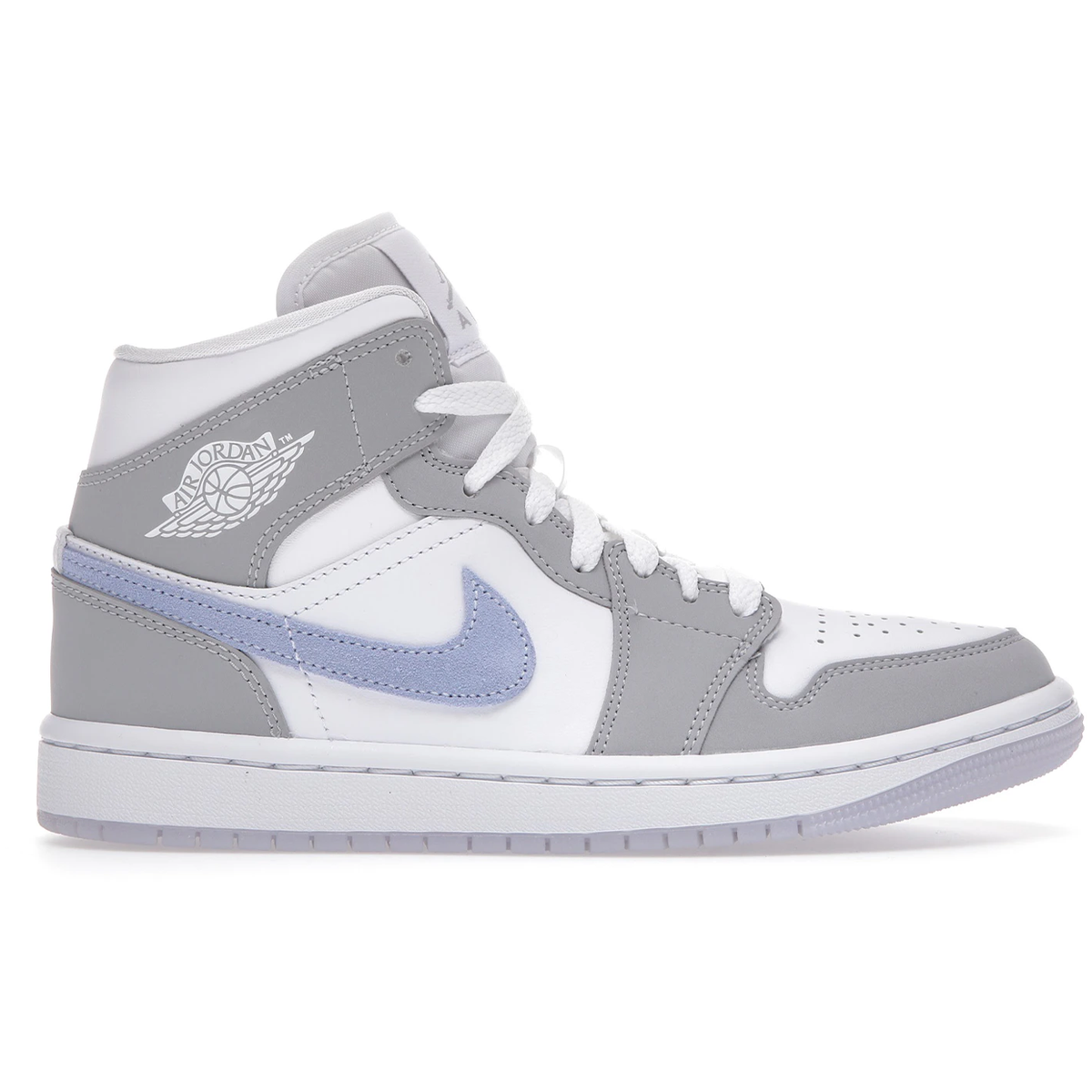 Air Jordan 1 Mid Wolf Grey Aluminum