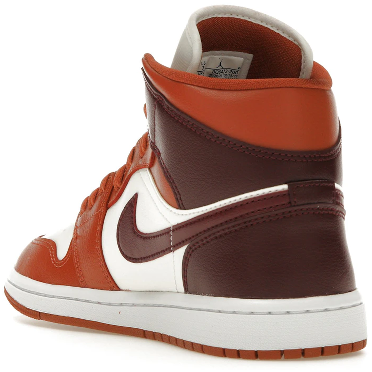 Miniatyrbild av Air Jordan 1 Mid Dusty Peach Night Maroon 4