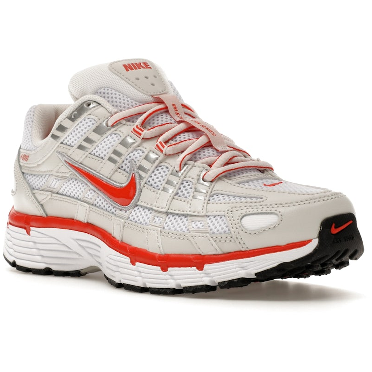 Miniatyrbild av Nike P-6000 White Platinum Tint Black Picante Red 2