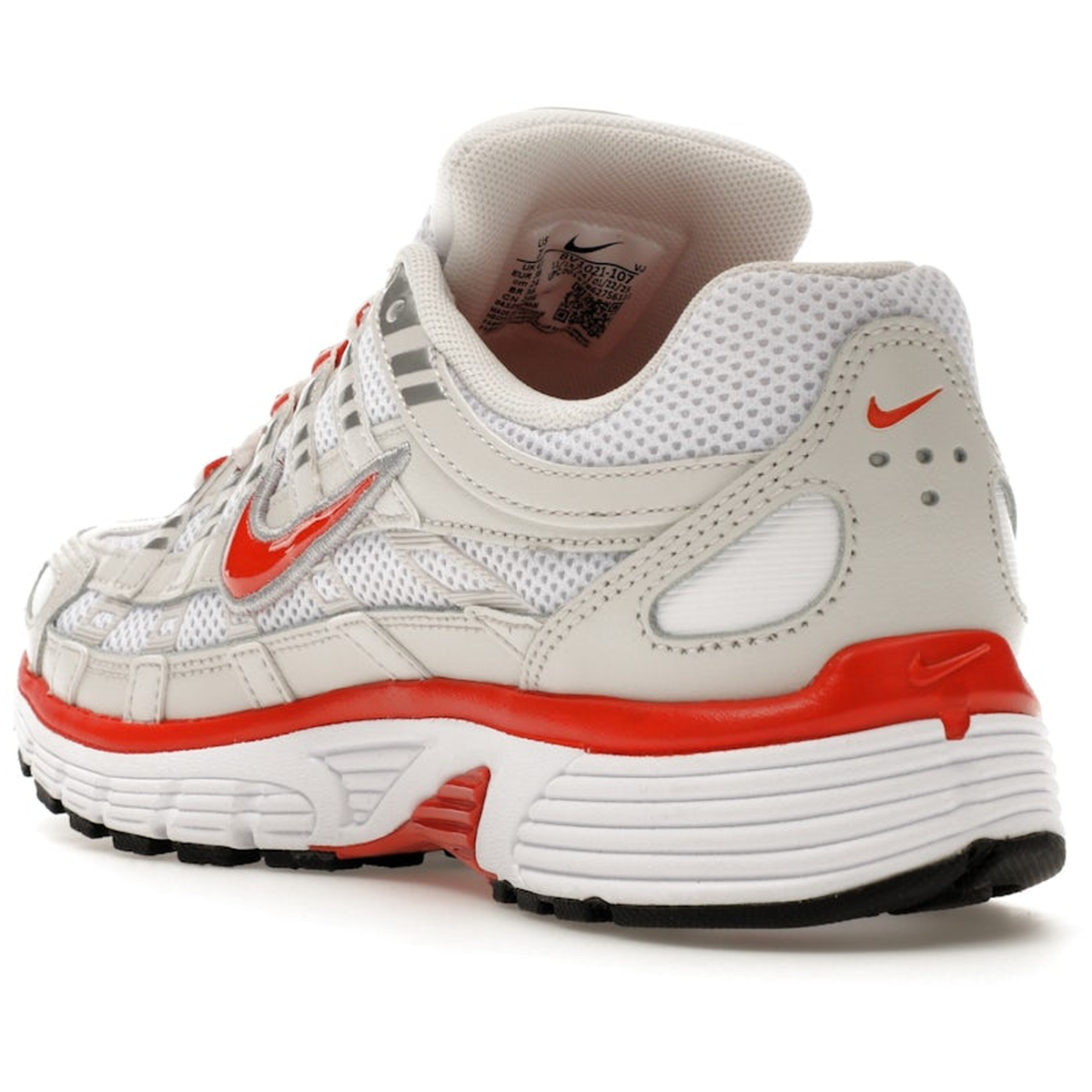 Miniatyrbild av Nike P-6000 White Platinum Tint Black Picante Red 4