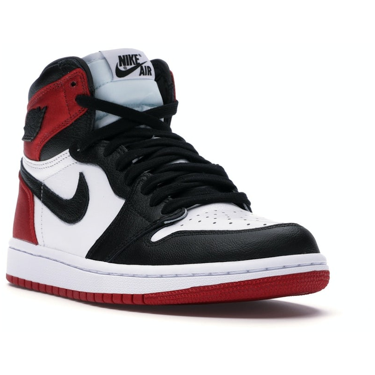 Miniatyrbild av Air Jordan 1 Retro High Satin Black Toe 2