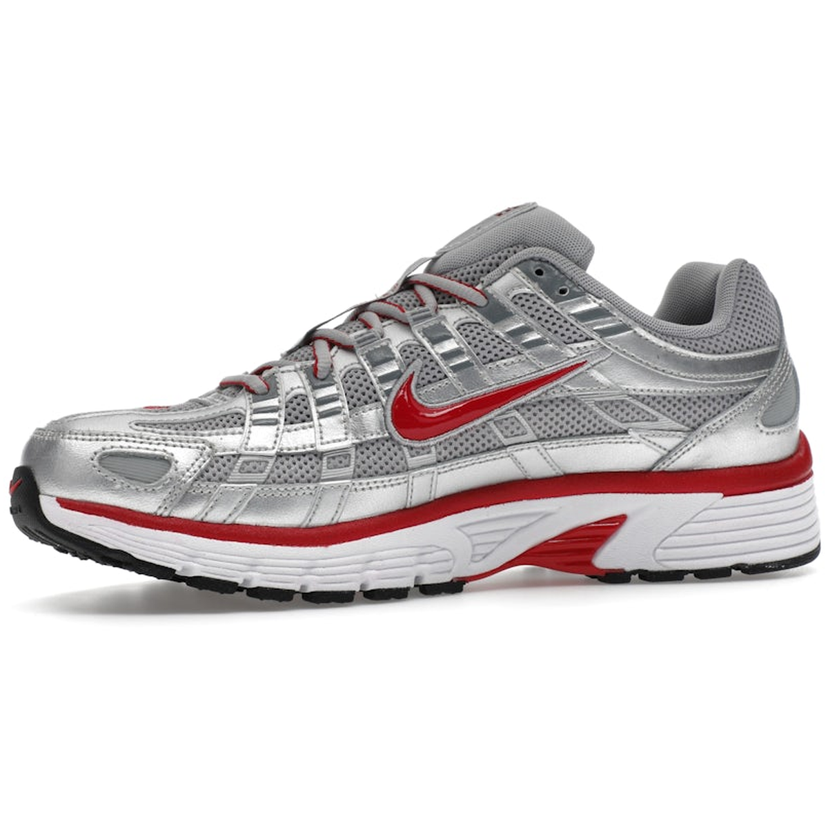 Miniatyrbild av Nike P-6000 Metallic Silver Gym Red 3